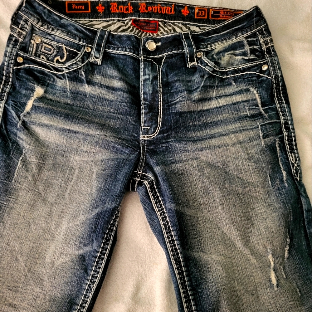 Women's Rock Revival Jean Shorts